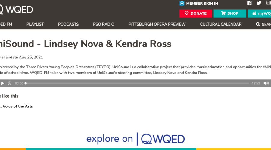 Have You Heard UniSound’s Latest Interview With WQED?